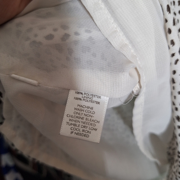 LOFT SIZE MEDIUM POLKA-DOT TOP SIZE MEDIUM - Picture 4 of 4